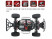 Радиоуправляемый шорт-корс Remo Hobby EX3 (красный) 4WD 2.4G 1/10 RTR