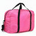Сумка дорожная на молнии, складная в косметичку, цвет розовый