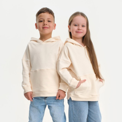 Худи детское KAFTAN "Basic line", цвет бежевый