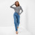 Джемпер женский MINAKU: Knitwear collection цвет серый