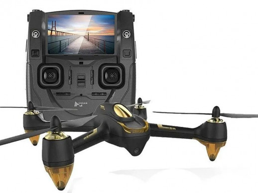 Р/У квадрокоптер Hubsan X4 GPS, FHD+FPV, автовозврат, удержание, следуй за мной,  2.4G (черный)