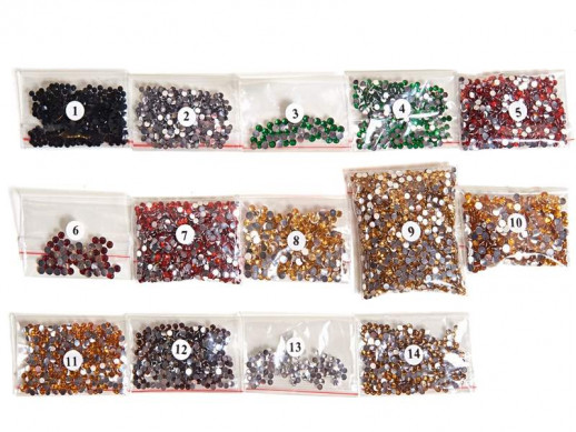 Алмазная 5D мозаика с нанесенной рамкой 20х30 СВЯТАЯ ТРОИЦА (12 цветов)