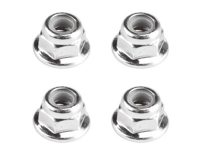 Гайки крепления колеса M4 для Remo Hobby, 4шт., аналог TRA3647