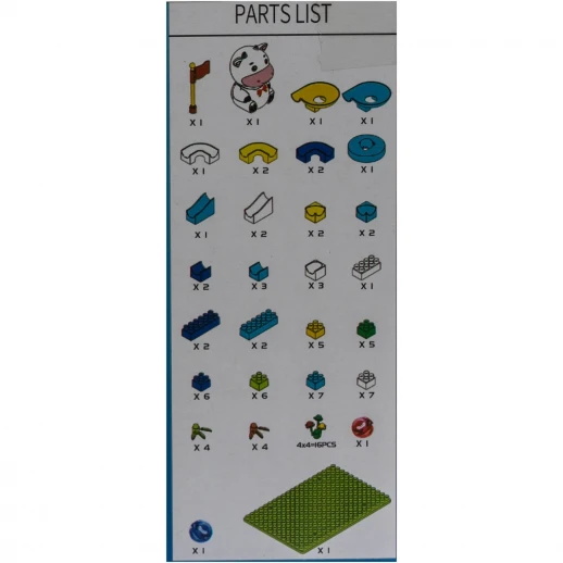 Конструктор ГЛАВИГРУШКА СM 4039 блочный 93 детали