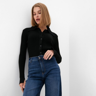 Джемпер женский MINAKU: Knitwear collection цвет чёрный