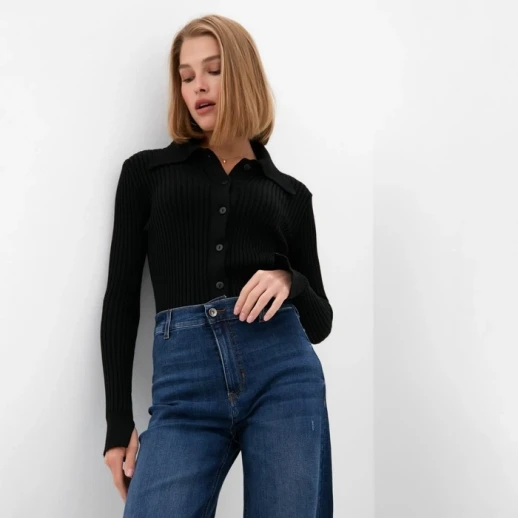 Джемпер женский MINAKU: Knitwear collection цвет чёрный