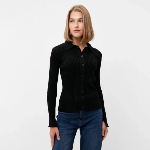 Джемпер женский MINAKU: Knitwear collection цвет чёрный