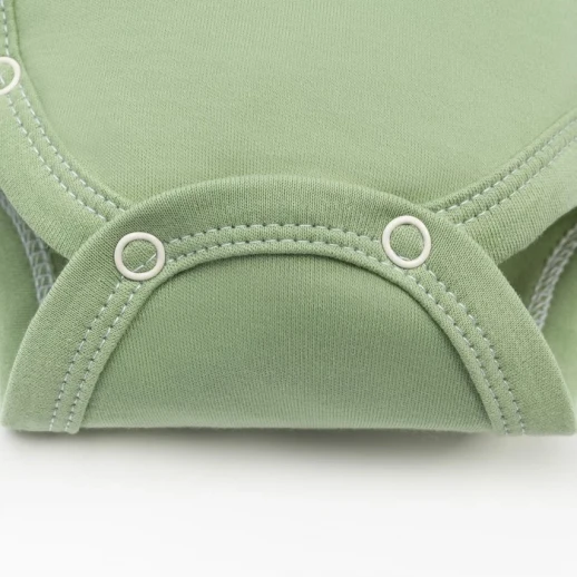 Боди с длинным рукавом Крошка Я, BASIC LINE, цвет зелёный