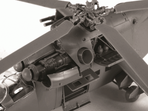 Сборная модель ZVEZDA Советский ударный вертолет Ми-24В/ВП "Крокодил", подарочный набор, 1/72