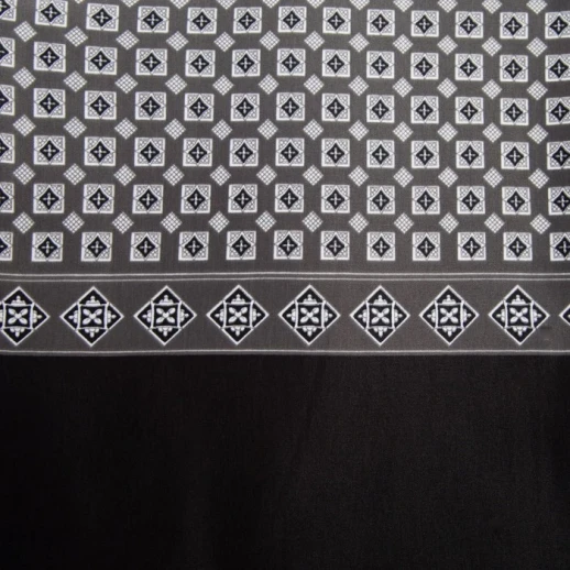 Палантин двусторонний, цвет серый, 29х127