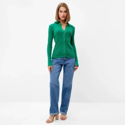 Джемпер женский MINAKU: Knitwear collection цвет зёленый