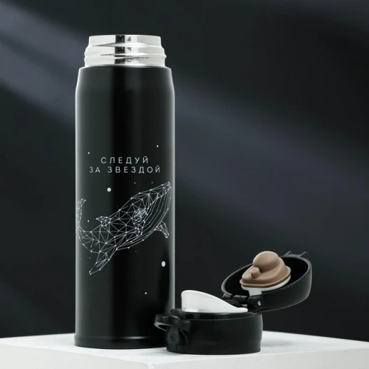 Термос «Следуй за звездой», 350 мл, сохраняет тепло 10-12 ч