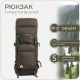Рюкзак туристический, 70 л, отдел на шнурке, наружный карман, 2 боковых кармана, цвет олива