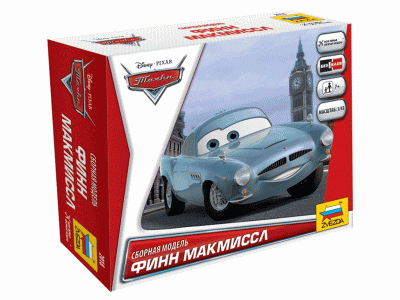 Сборная модель ZVEZDA "Тачки" Финн Макмиссл, 1/43