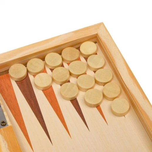 Настольная игра 3 в 1 "Падук": нарды, шахматы, шашки, 34 х 34 см