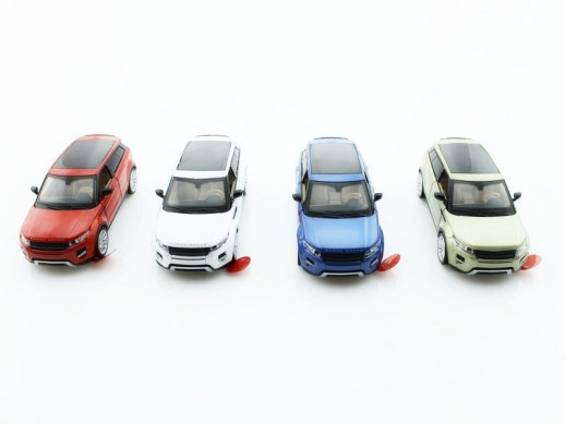 Машина 1:32 Range Rover Evoque свет, звук, инерция 13,5см (1/12шт) б/к