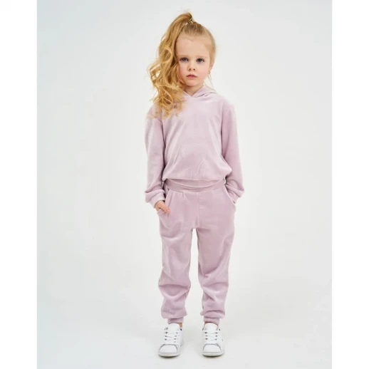 Костюм детский (толстовка, брюки) KAFTAN "Basic line" размер 30 (98-104см), лиловый