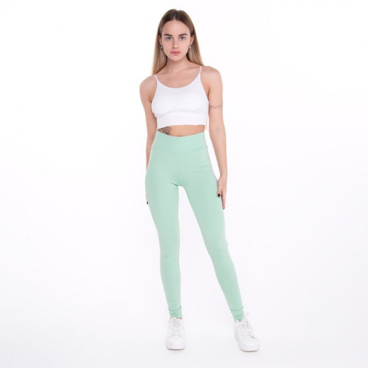 Леггинсы женские, цвет зелёный