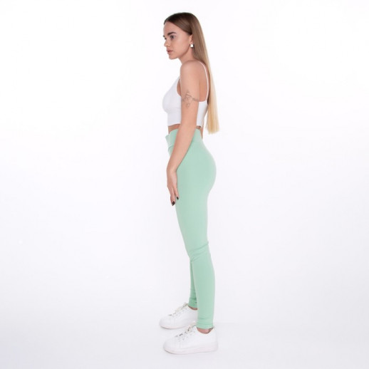 Леггинсы женские, цвет зелёный