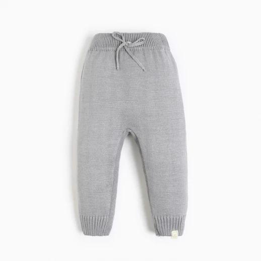 Штанишки вязаные Крошка Я, цвет серый