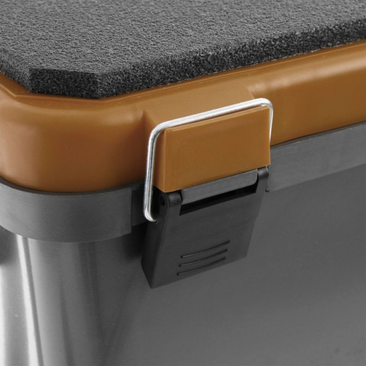 Ящик зимний YUGANA односекционный, цвет серо-золотой