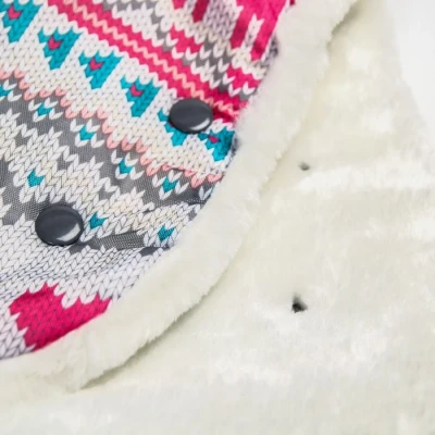 Муфта для рук, цвет вязанный розовый