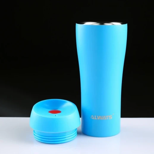 Термокружка, 450 мл, City Always, сохраняет тепло 8 ч, 21 х 7.5 см, микс