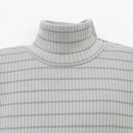 Боди (водолазка) Крошка Я, BASIC LINE, полоска серая