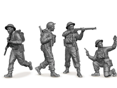 Сборные солдатики ZVEZDA Британская пехота, 1/72