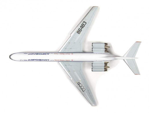 Сборная модель ZVEZDA Советский пассажирский авиалайнер Ил-62М, подарочный набор, 1/144