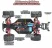 Радиоуправляемый монстр Remo Hobby Dinosaurs Master Brushless (красный) 4WD 2.4G 1/8 RTR