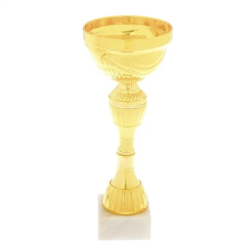 Кубок 135C, зол., подставка камень, 24 × 10 × 6 см