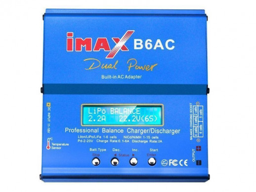 Универсальное зарядное устройство G.T.Power iMax B6AC 80Вт