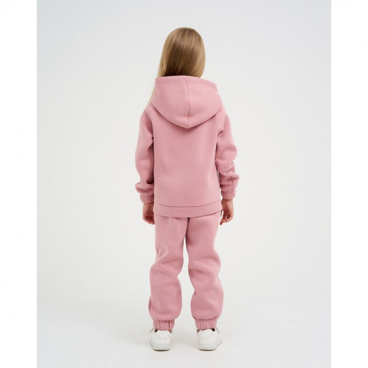 Костюм детский с начёсом (толстовка, брюки) KAFTAN "Basic line" р.28 (86-92), розовый