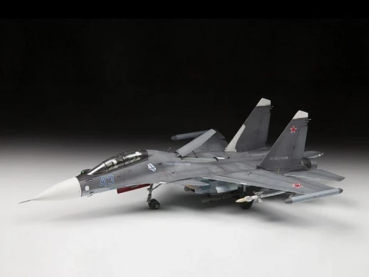 Сборная модель ZVEZDA Российский истребитель Су-30СМ, 1/72
