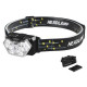 Фонарь налобный, 8 Вт, 9 LED, XT, 6 режимов, 3 ААА