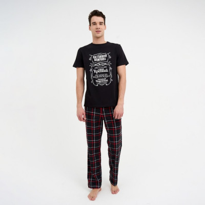Пижама мужская KAFTAN "Настоящий мужчина"" размер 56
