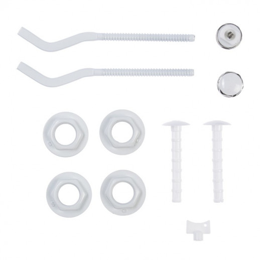 Комплект для подключения радиатора VALFEX, 1"x1/2", с двумя кронштейнами, в блистере