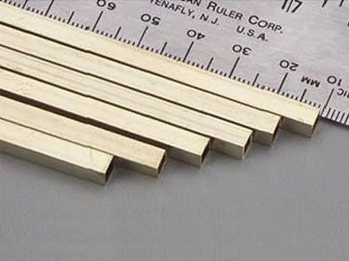 KS трубка латунная квадратная 300х5х5х0,45мм (2шт.)