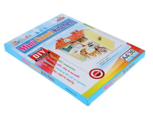 3D пазлы из пенокартона КУХНЯ (36 деталей, 4 листа)