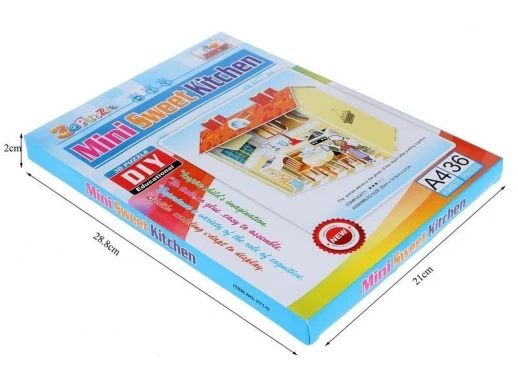 3D пазлы из пенокартона КУХНЯ (36 деталей, 4 листа)