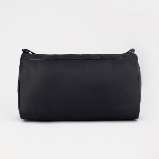 Сумка спортивная Never give up, на молнии, наружный карман, цвет чёрный