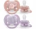 Пустышка ultra soft, слоник/пальмы, 0-6 мес., 2 шт. Philips SCF091/09